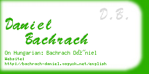 daniel bachrach business card